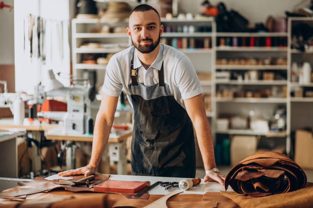 Грант для микро и малого бизнеса в Николаевской области - male designer leather tailor working factory