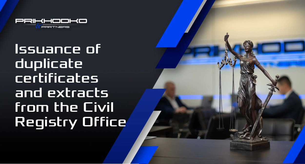 Issuance of duplicate certificates and extracts from the Civil Registry ...