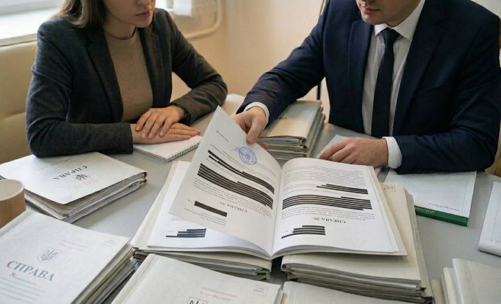 Ознакомление адвоката с материалами уголовного производства