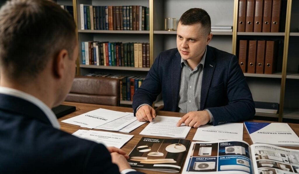Реєстрація торговельної марки для виробників приладів освітлення, опалення та санітарного обладнання – 11 клас МКТП