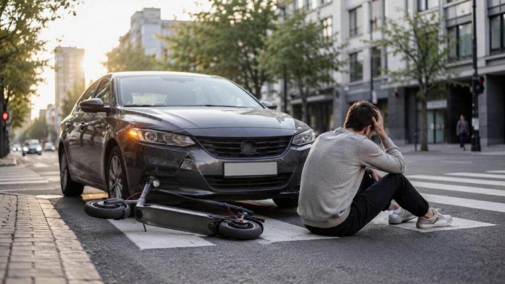 Hit a pedestrian or crashed into a car on an electric scooter – what is the liability in Ukraine?